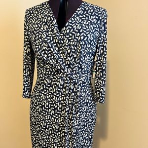 Jessica Howard Figure Flattering Faux-wrap Dress Sz. 16
